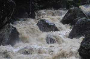 picture of water rushing over rocks