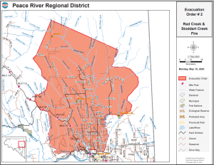 Evacuation Order Map