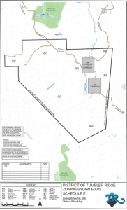 District of Tumbler Ridge Evacuation Map