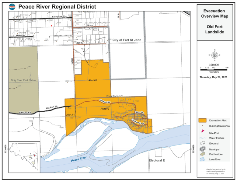 Evacuation Order DOWNGRADED to Evacuation Alert for Old Fort area ...