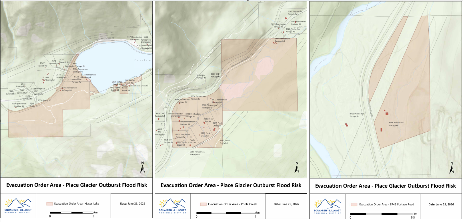 Evacuation Order for Poole Creek and Gates Lake area in Electoral Area ...